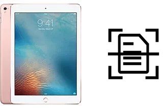 Scan document on an Apple iPad Pro 9.7