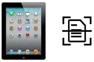 Scan document on an Apple iPad 2 Wi-Fi + 3G