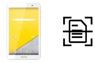 Scan document on an Archos T80