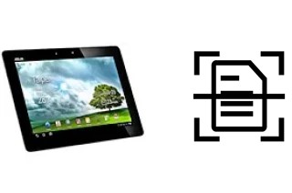 Scan document on an Asus Transformer Prime TF201