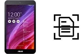 Scan document on an Asus Memo Pad 8 ME181C