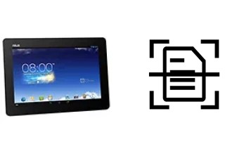 Scan document on an Asus Memo Pad FHD10