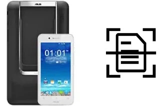 Scan document on an Asus PadFone mini