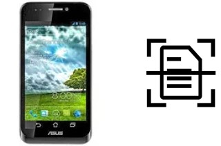 Scan document on an Asus PadFone