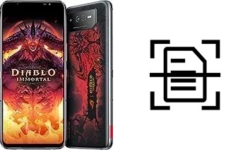 Scan document on an Asus ROG Phone 6 Diablo Immortal Edition