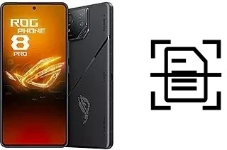 Scan document on an Asus ROG Phone 8 Pro