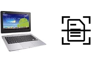 Scan document on an Asus Transformer Book Trio