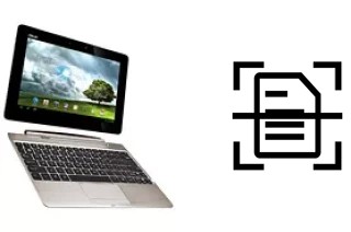 Scan document on an Asus Transformer Pad Infinity 700