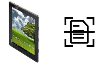 Scan document on an Asus Transformer TF101