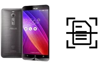 Scan document on an Asus Zenfone 2 ZE551ML