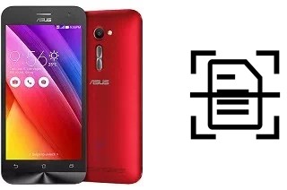 Scan document on an Asus Zenfone 2 ZE500CL