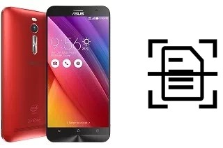 Scan document on an Asus Zenfone 2 ZE550ML