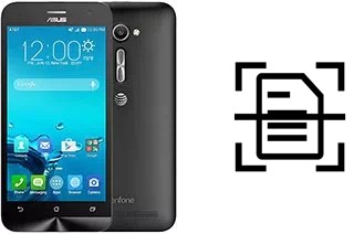 Scan document on an Asus Zenfone 2E