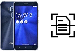 Scan document on an Asus Zenfone 3 ZE520KL