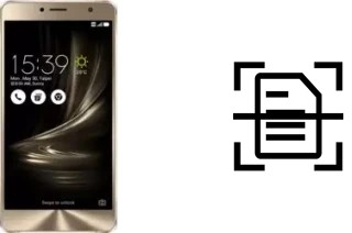 Scan document on an Asus ZenFone 3 Deluxe ZS550KL