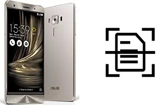 Scan document on an Asus Zenfone 3 Deluxe ZS570KL