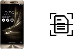 Scan document on an Asus ZenFone 3 Deluxe