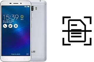 Scan document on an Asus Zenfone 3 Laser ZC551KL