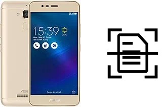 Scan document on an Asus Zenfone 3 Max ZC520TL