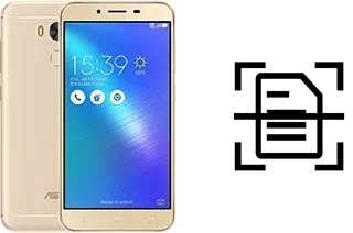 Scan document on an Asus Zenfone 3 Max ZC553KL