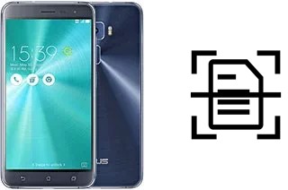 Scan document on an Asus Zenfone 3 ZE552KL