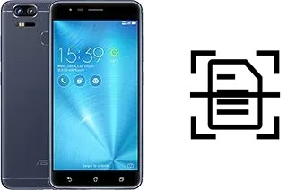 Scan document on an Asus Zenfone 3 Zoom ZE553KL