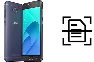 Scan document on an Asus Zenfone 4 Selfie ZD553KL