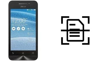 Scan document on an Asus Zenfone 4