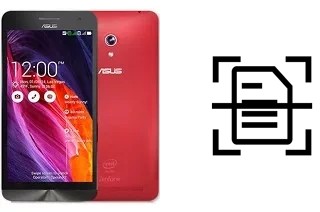 Scan document on an Asus Zenfone 5 A501CG (2015)