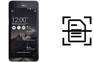 Scan document on an Asus Zenfone 5 A500CG