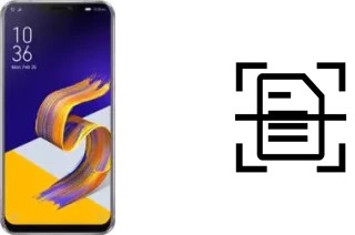 Scan document on an Asus ZenFone 5Z