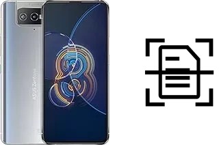 Scan document on an Asus Zenfone 8 Flip