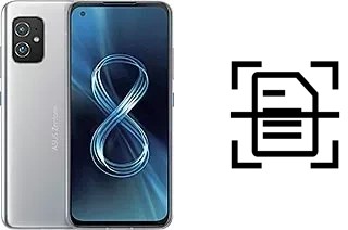 Scan document on an Asus Zenfone 8