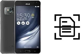 Scan document on an Asus Zenfone AR ZS571KL