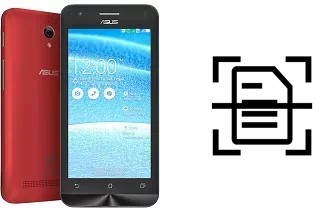 Scan document on an Asus Zenfone C ZC451CG