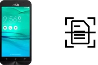 Scan document on an Asus ZenFone Go ZB500KG