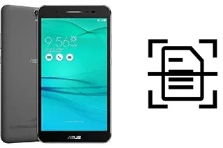 Scan document on an Asus Zenfone Go ZB690KG