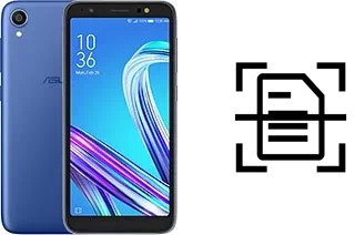 Scan document on an Asus ZenFone Live (L1) ZA550KL