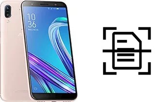 Scan document on an Asus Zenfone Max (M1) ZB555KL