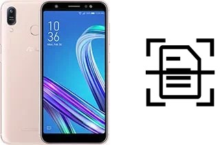 Scan document on an Asus Zenfone Max (M1) ZB556KL