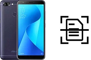 Scan document on an Asus Zenfone Max Plus (M1) ZB570TL