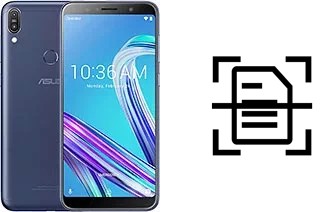 Scan document on an Asus Zenfone Max Pro (M1) ZB601KL/ZB602K