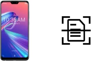 Scan document on an Asus ZenFone Max Pro (M2)