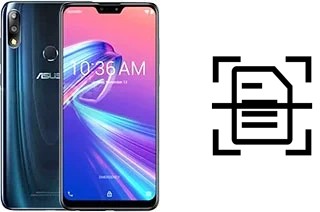 Scan document on an Asus Zenfone Max Pro (M2) ZB631KL