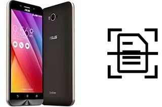 Scan document on an Asus Zenfone Max ZC550KL (2016)