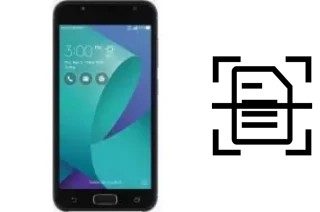 Scan document on an Asus ZenFone V Live