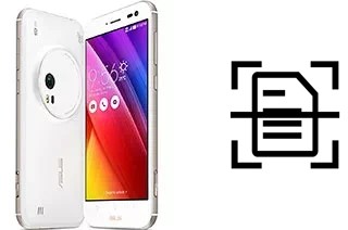 Scan document on an Asus Zenfone Zoom ZX551ML