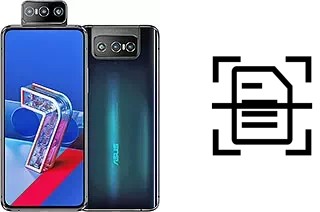 Scan document on an Asus Zenfone 7 Pro ZS671KS