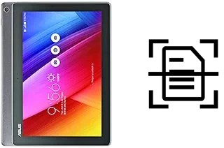 Scan document on an Asus Zenpad 10 Z300M