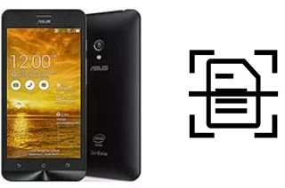 Scan document on an Asus Zenfone 5 Lite A502CG (2014)